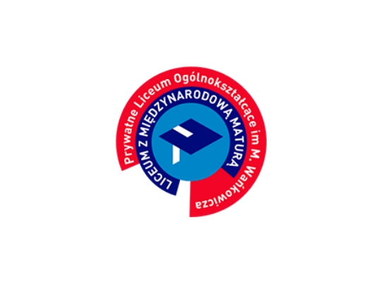 Logo Prywatnego Liceum Ogólnokształcącego im. Melchiora Wańkowicza.