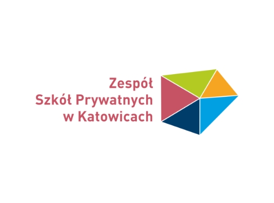 Logo Zespoł Szkół Prywatnych w Katowicach.